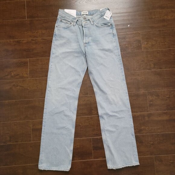Agolde Kelly Relaxed Straight Jeans Womens 27 Denim Contemporary Y2K - Picture 2 of 7